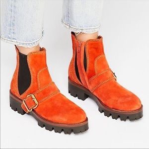 New Jeffrey Campbell x Free People Suede Boots
